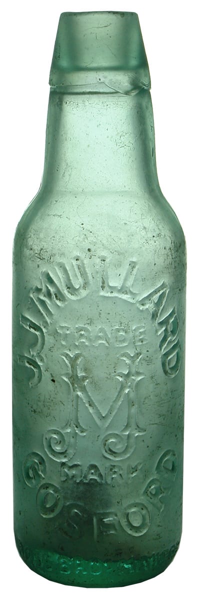 Mullard Gosford Antique Lamont Patent Bottle