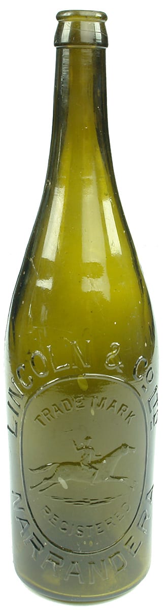 Lincoln Narrandera Vintage Crown Seal Beer Bottle