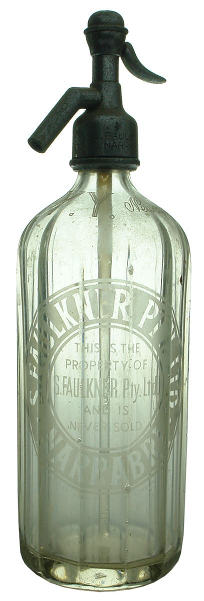 Faulkner Narrabri British Syphon Vintage Bottle