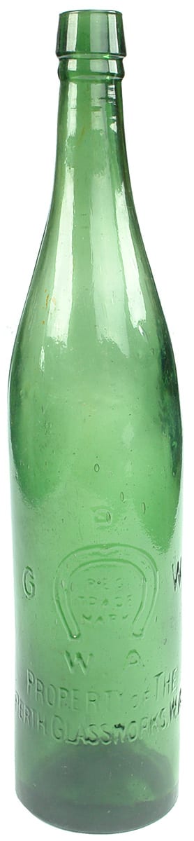 Perth Glassworks Antique Beer Bottle