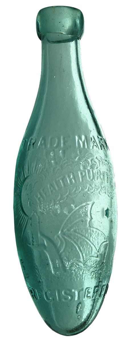 Trood Melbourne Health Purity Antique Torpedo Bottle