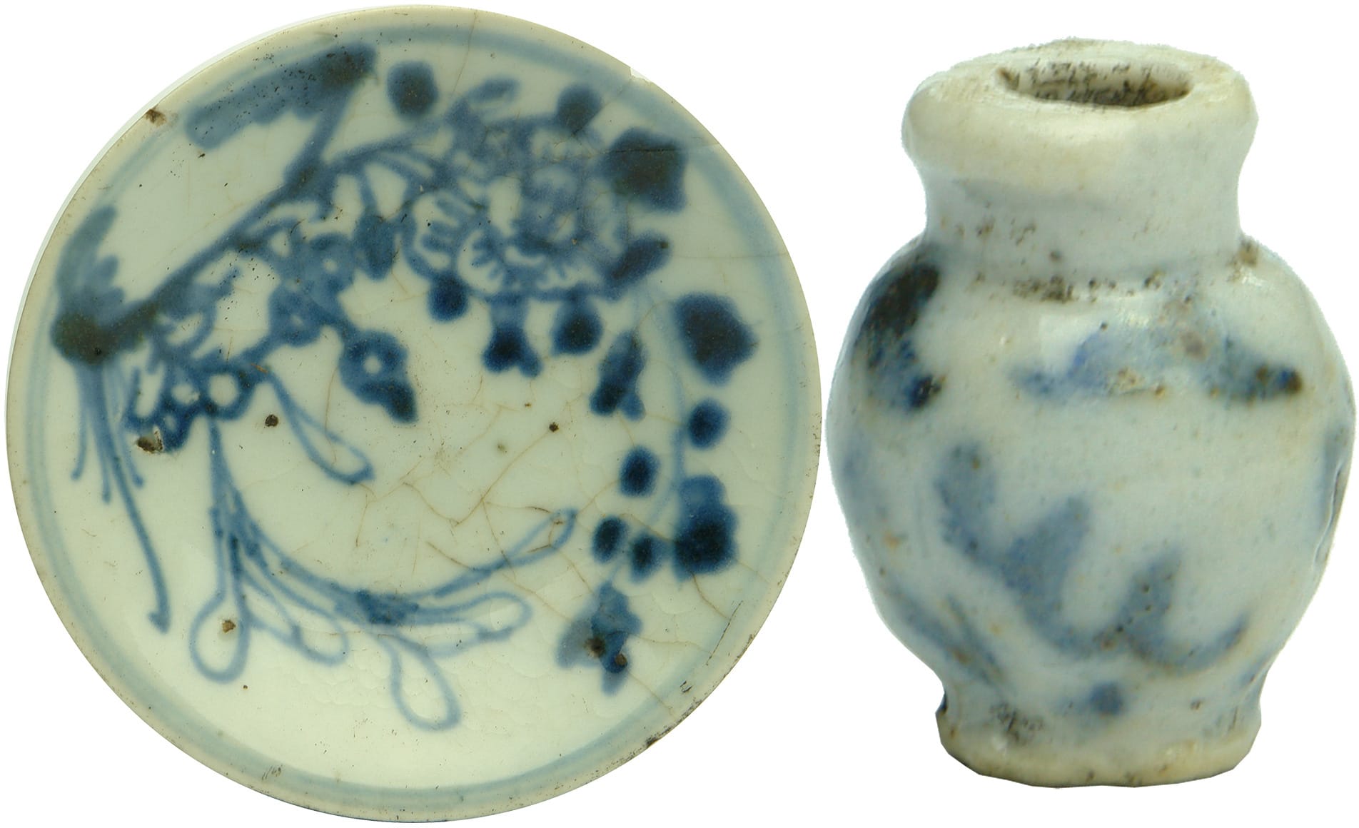 Blue and White Chinese Porcelain Pottery Items