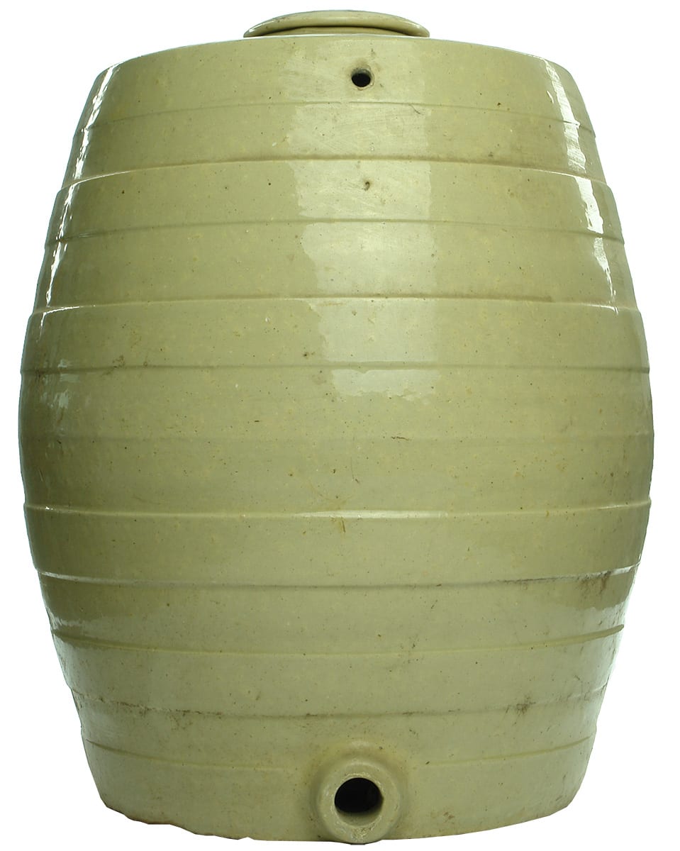 Cream glaze Stoneware Barrel