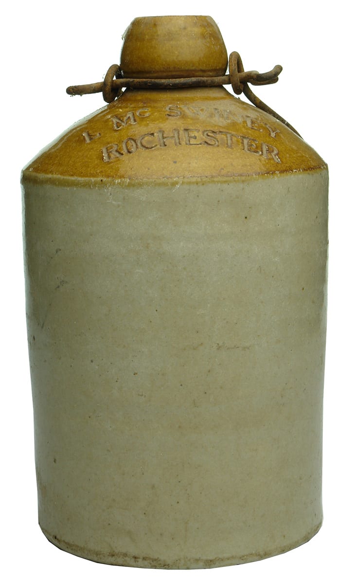 McSwiney Rochester Impressed Stoneware Demijohn