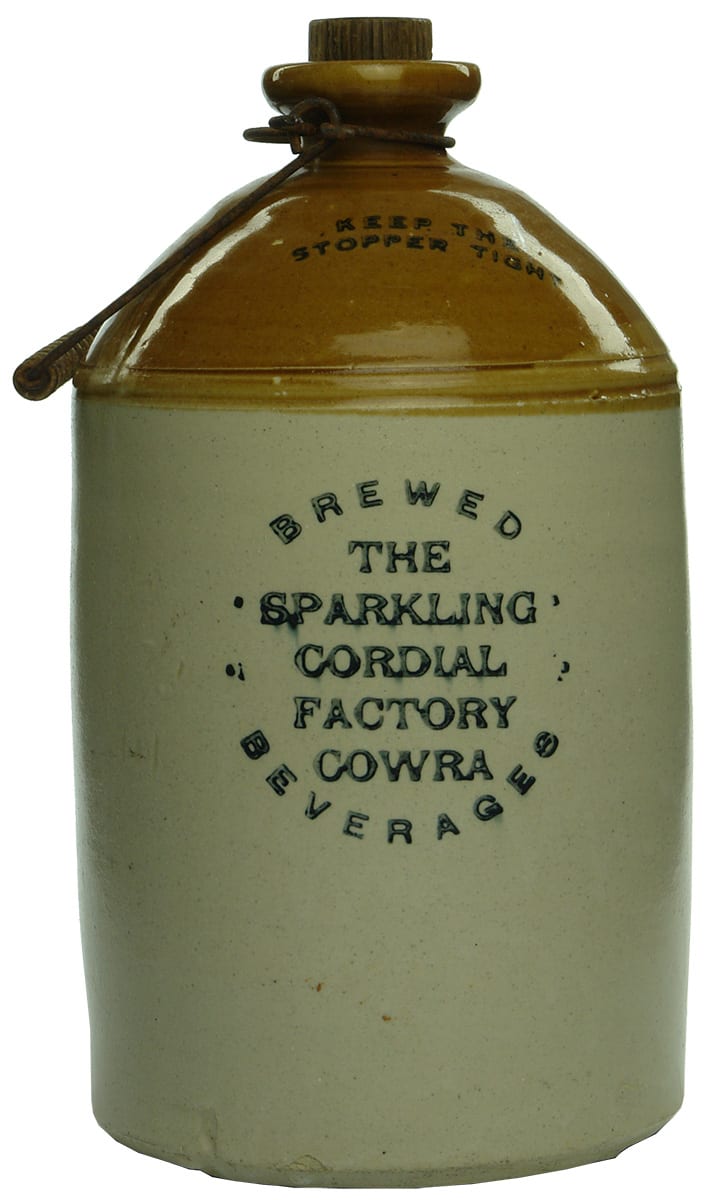 Sparkling Cordial Factory Cowra Brewed Beverages Demijohn