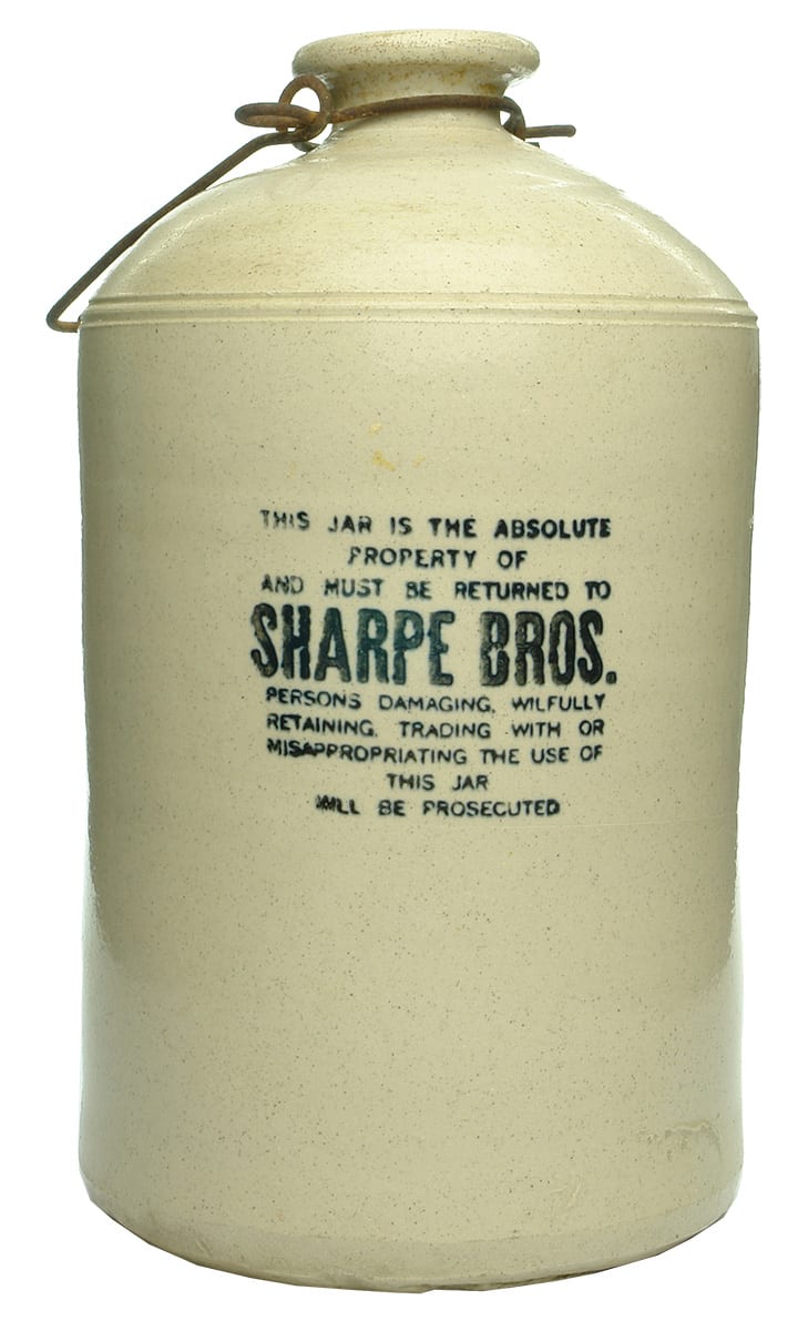 Sharpe Bros Stoneware Demijohn