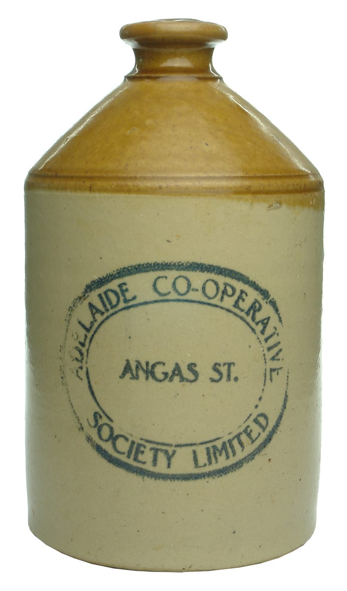 Adelaide Co-operative Society Angas Street Demijohn