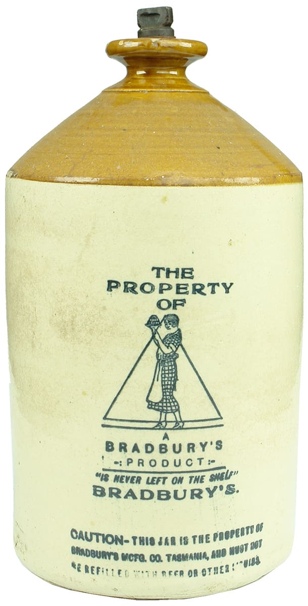 Bradbury's Products Tasmania Stoneware Demijohn