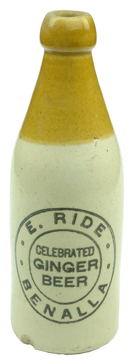 Ride Celebrated Ginger Beer Benalla Stone Bottle