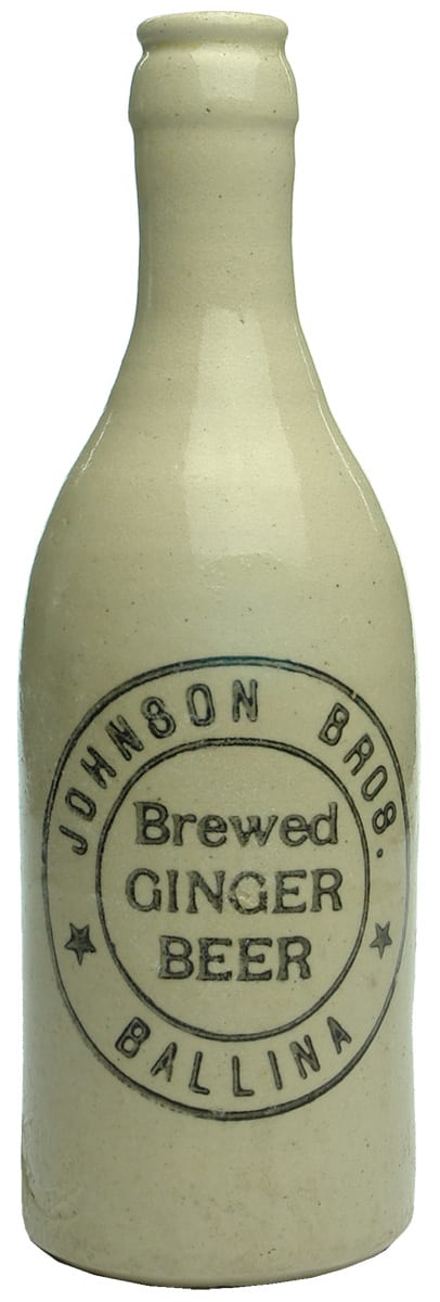 Johnson Bros Brewed Ginger Beer Ballina Stone Bottle