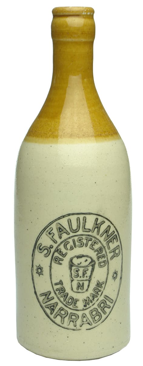 Faulkner Narrabri Stone Crown Seal Ginger Beer Bottle