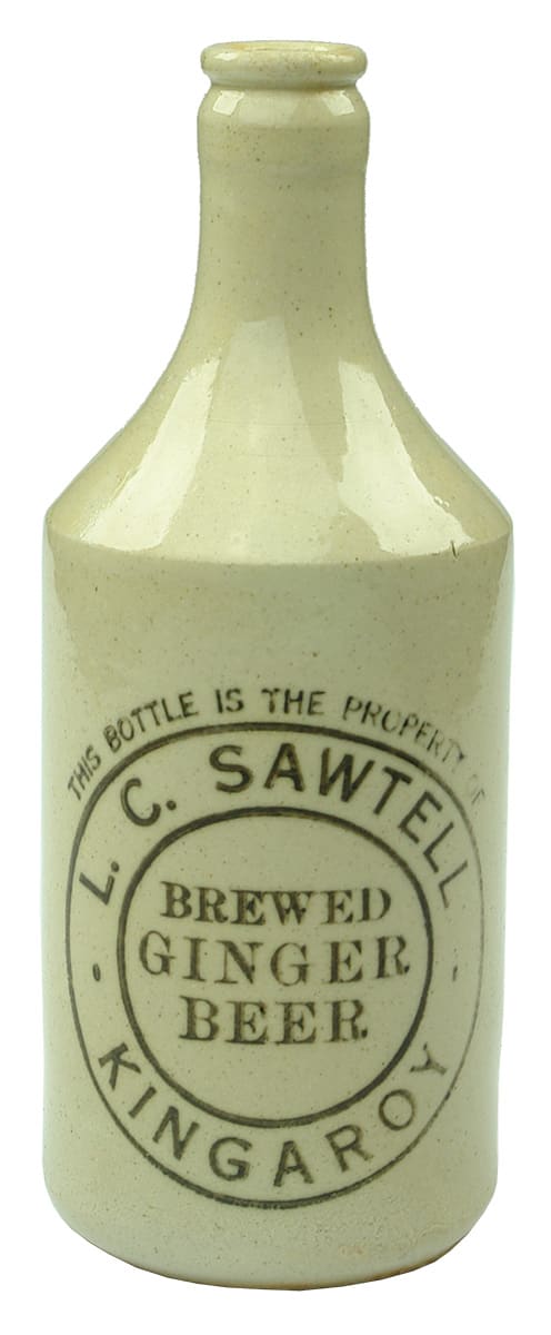 Sawtell Brewed Ginger Beer Kingaroy Stone Bottle