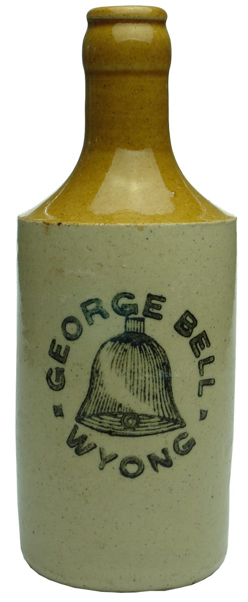 George Bell Wyong Crown Seal Pottery Bottle