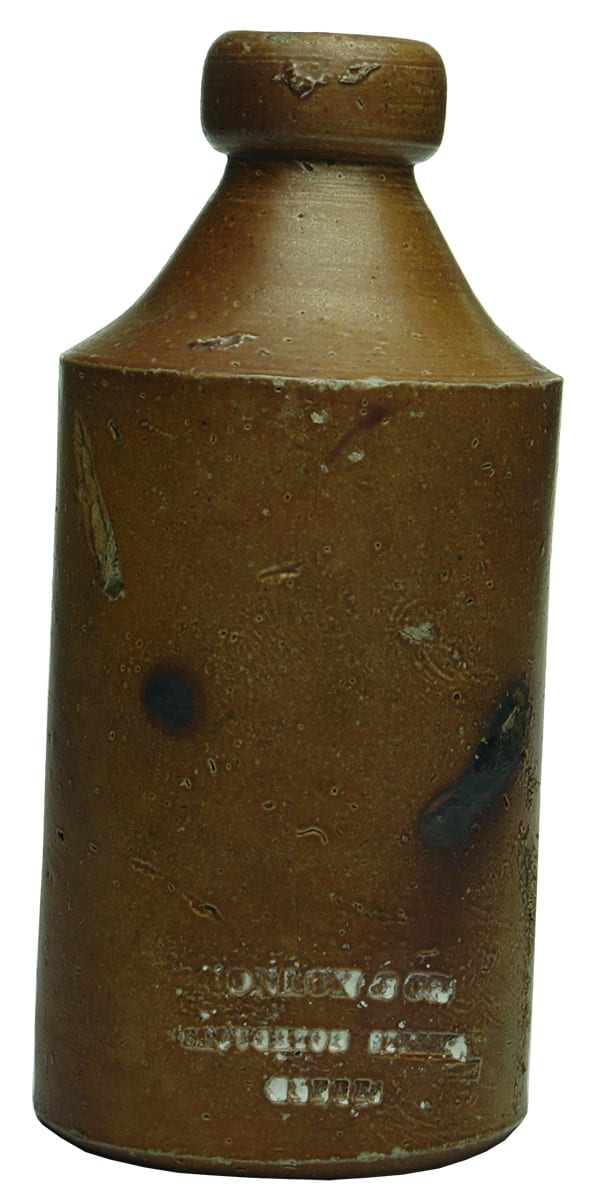 Conlon Glebe Impressed Stoneware Ginger Beer Bottle