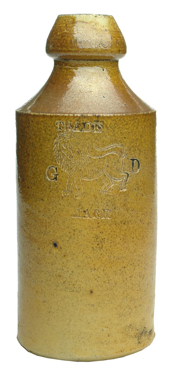George Dixon Wellington Impressed Salt Glazed Bottle
