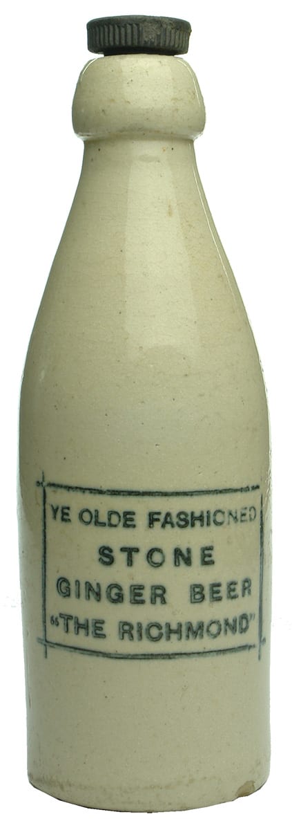 Ye Olde Fashioned Stone Ginger Beer The Richmond Bottle