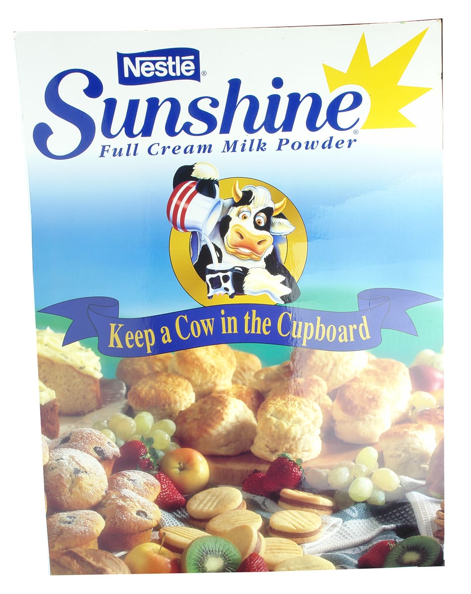 Nestle Sunshine Full Cream Milk Powder Signs