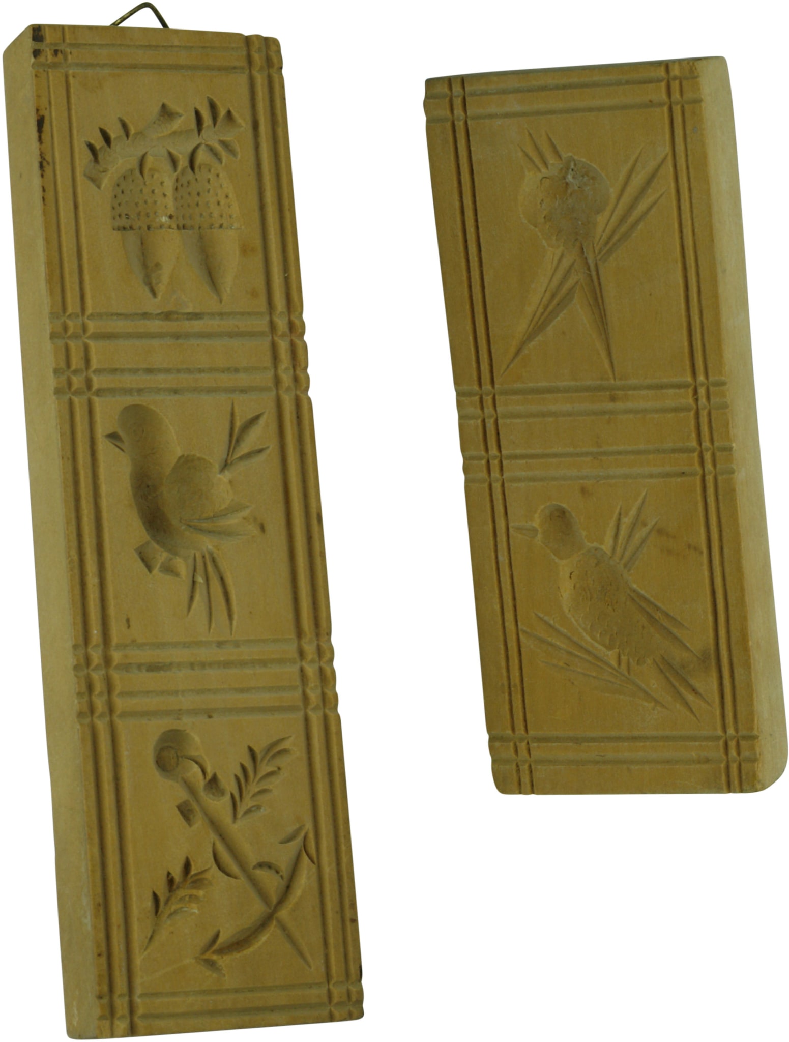 Bird Wooden Butter Moulds