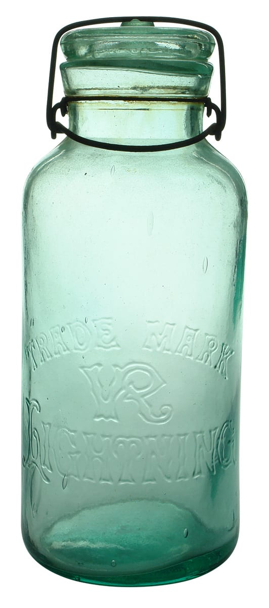 Vance Ross Lightning Sydney Antique Preserving Jar