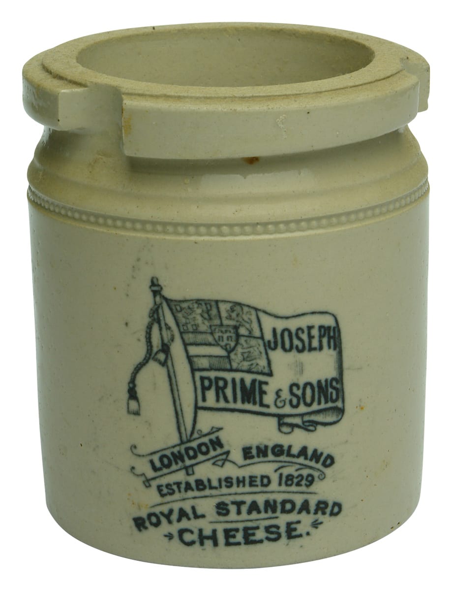 Joseph Prime London Royal Standard Cheese Jar