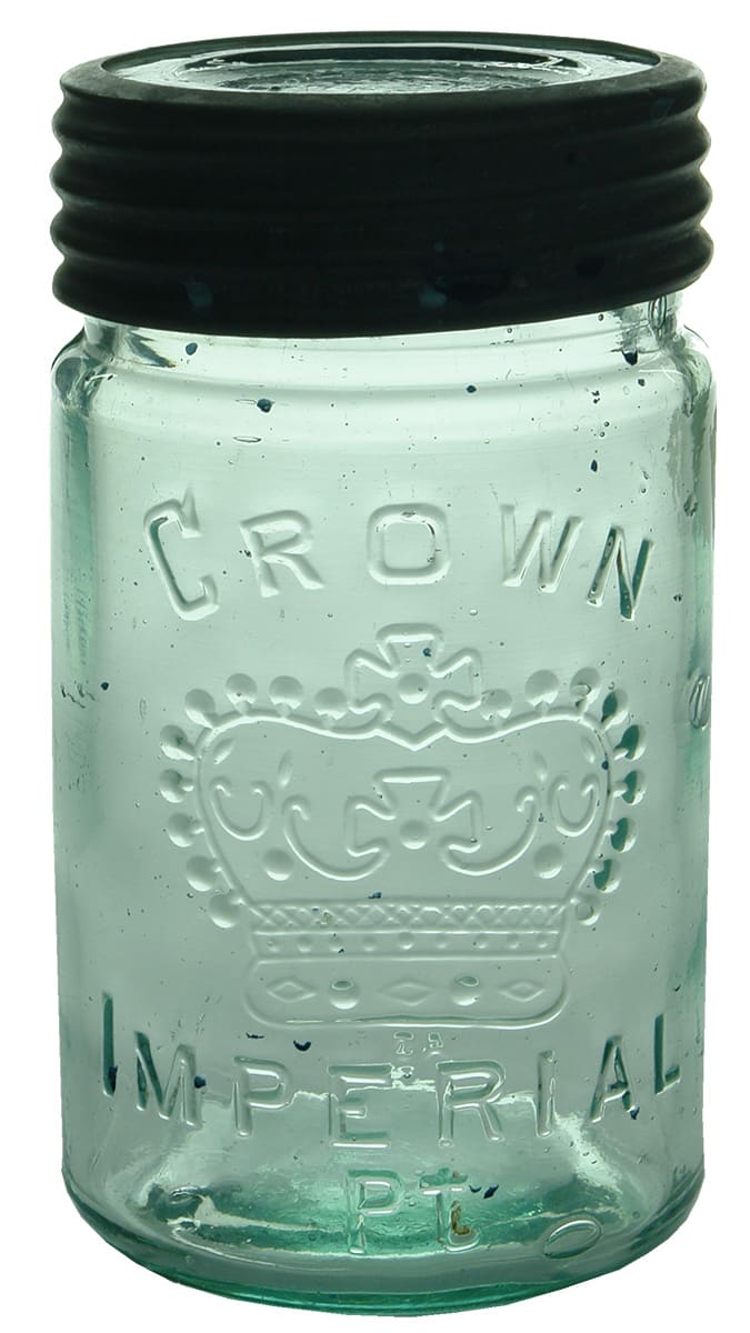 Crown Imperial Antique Preserving Fruit Jar