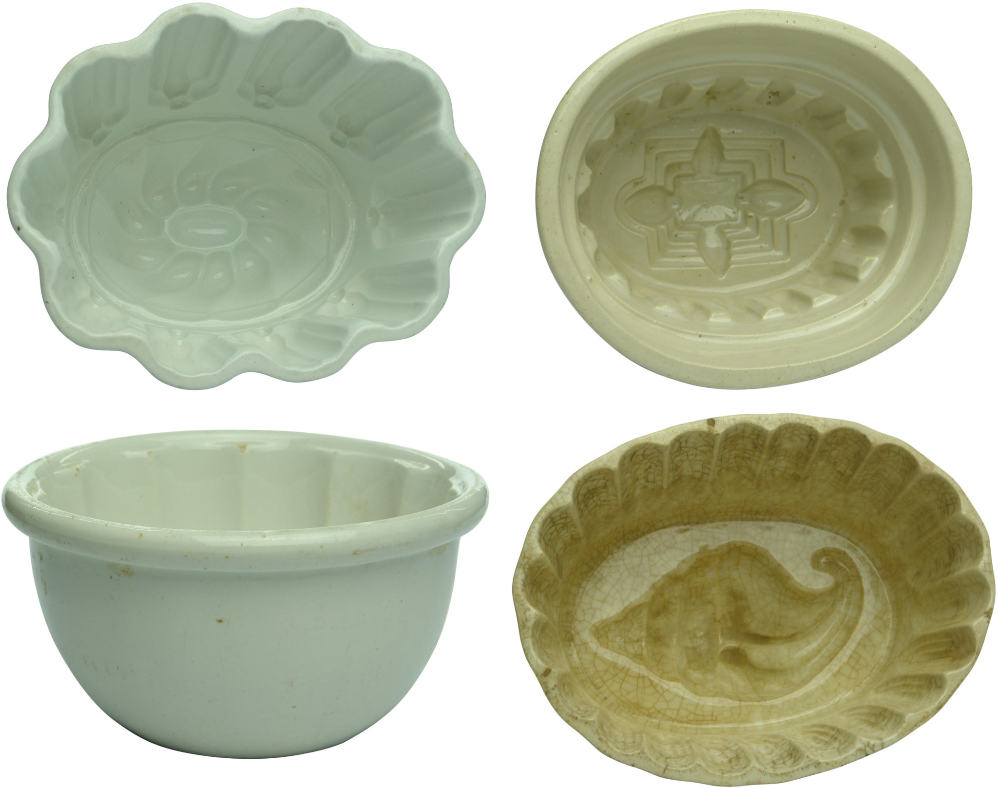 Stoneware Ceramic Jelly Moulds