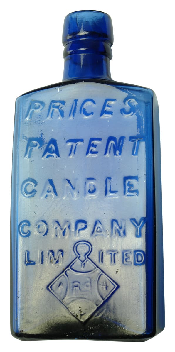 Price's Patent Candle Company Cobalt Blue Bottle