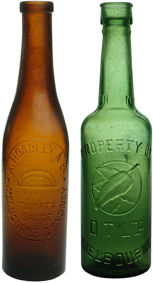 Hoadley OT Granny Sauce Antique Bottles