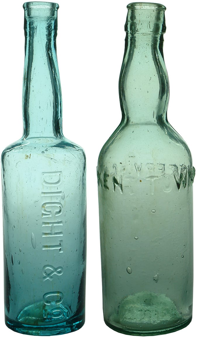 Dight Kent Town Antique Sauce Bottles