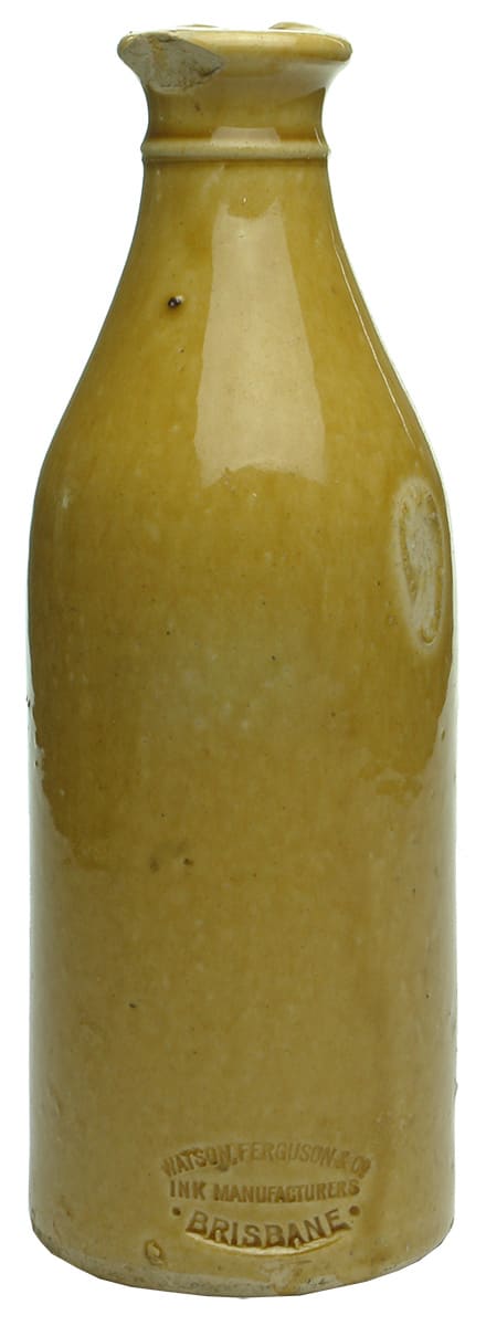 Watson Ferguson Ink Manufacturers Brisbane Stoneware Bottle