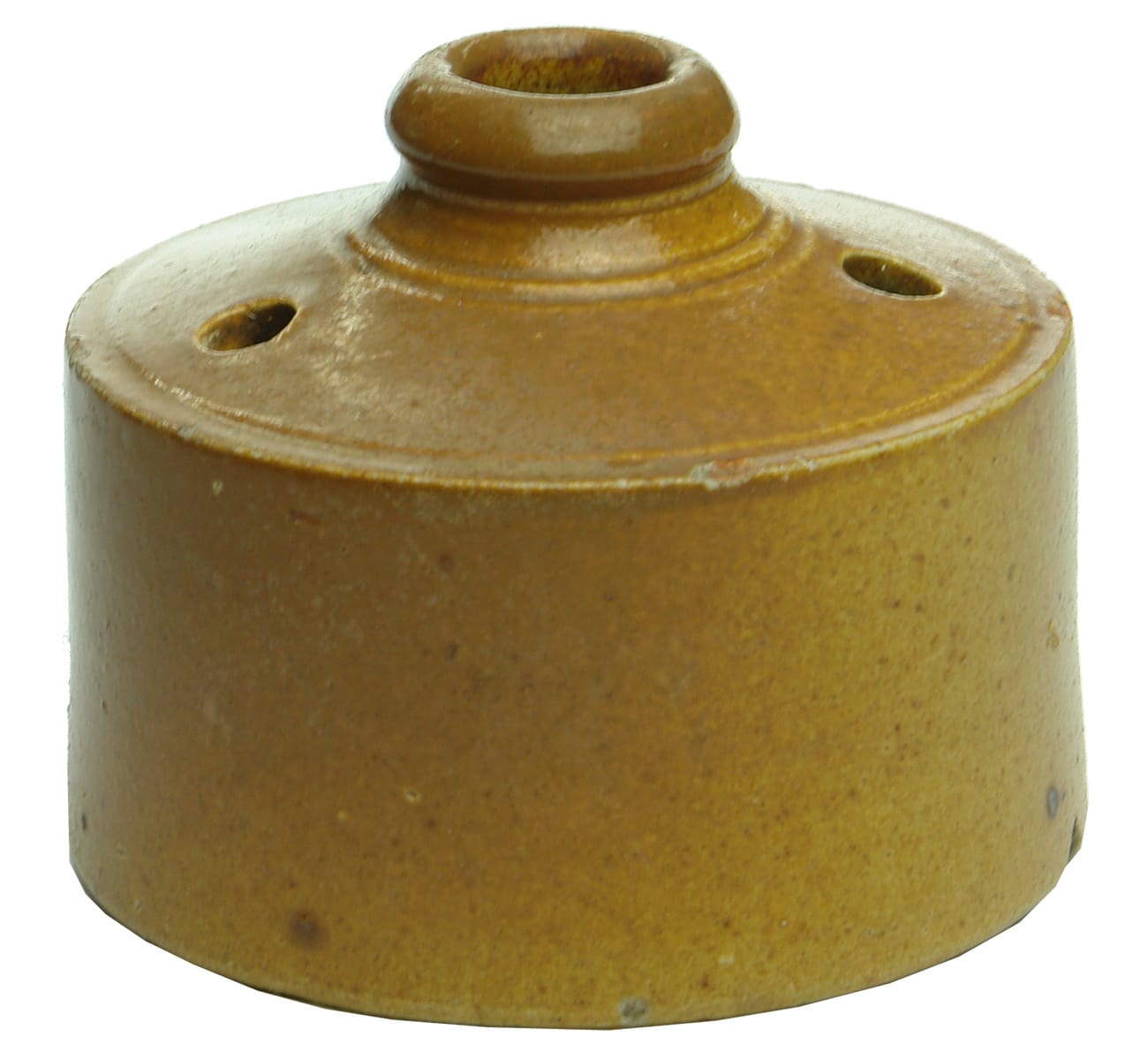 Stoneware Ink Bottle Nib Holes