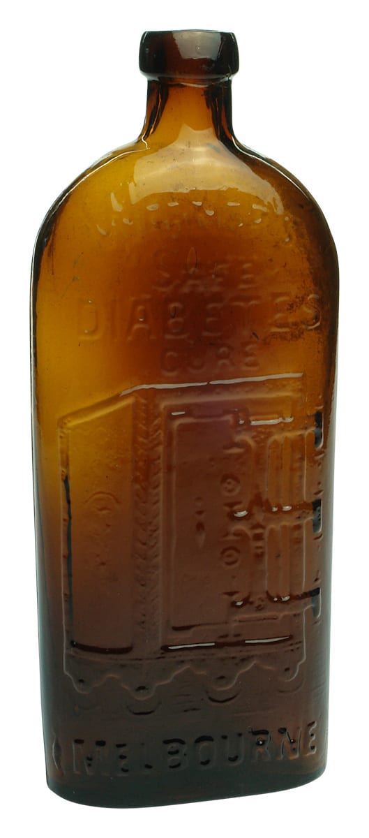 Warner's Safe Diabetes Melbourne Quack Cure Bottle