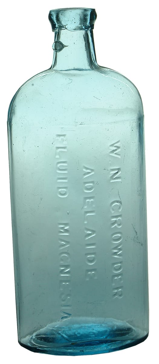 Crowder Adelaide Fluid Magnesia Antique Bottle