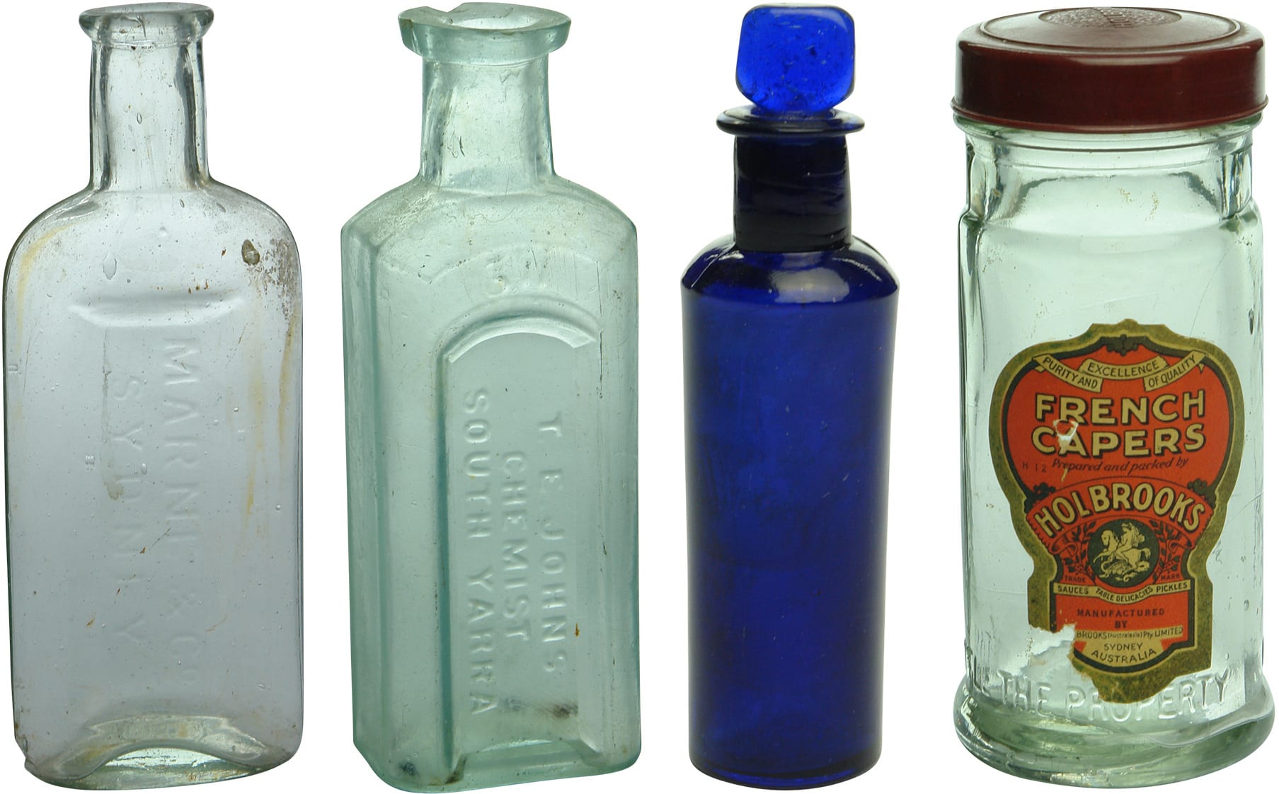 Collection Antique Bottles