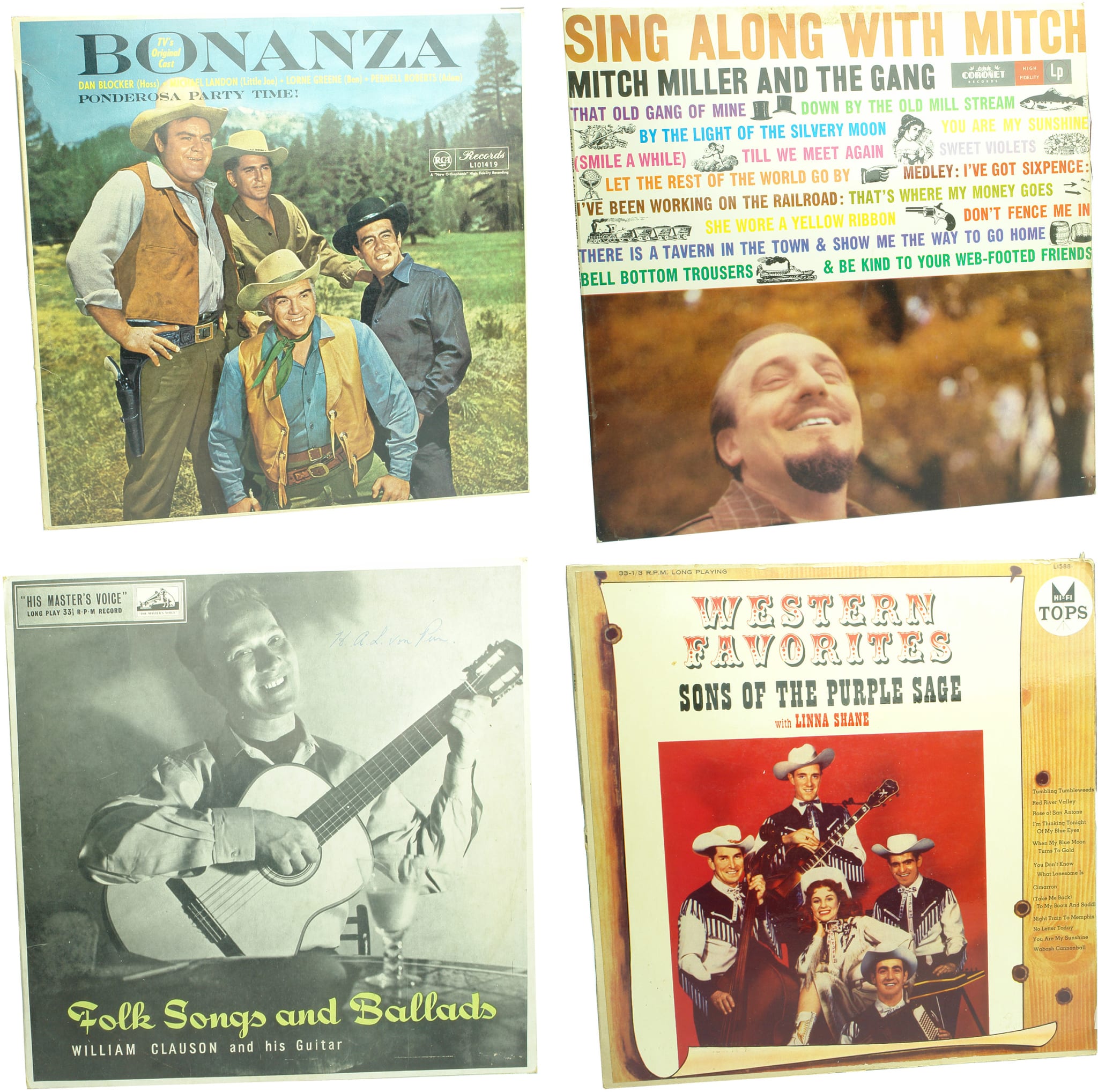 Collection Vintage Vinyl Records Albums