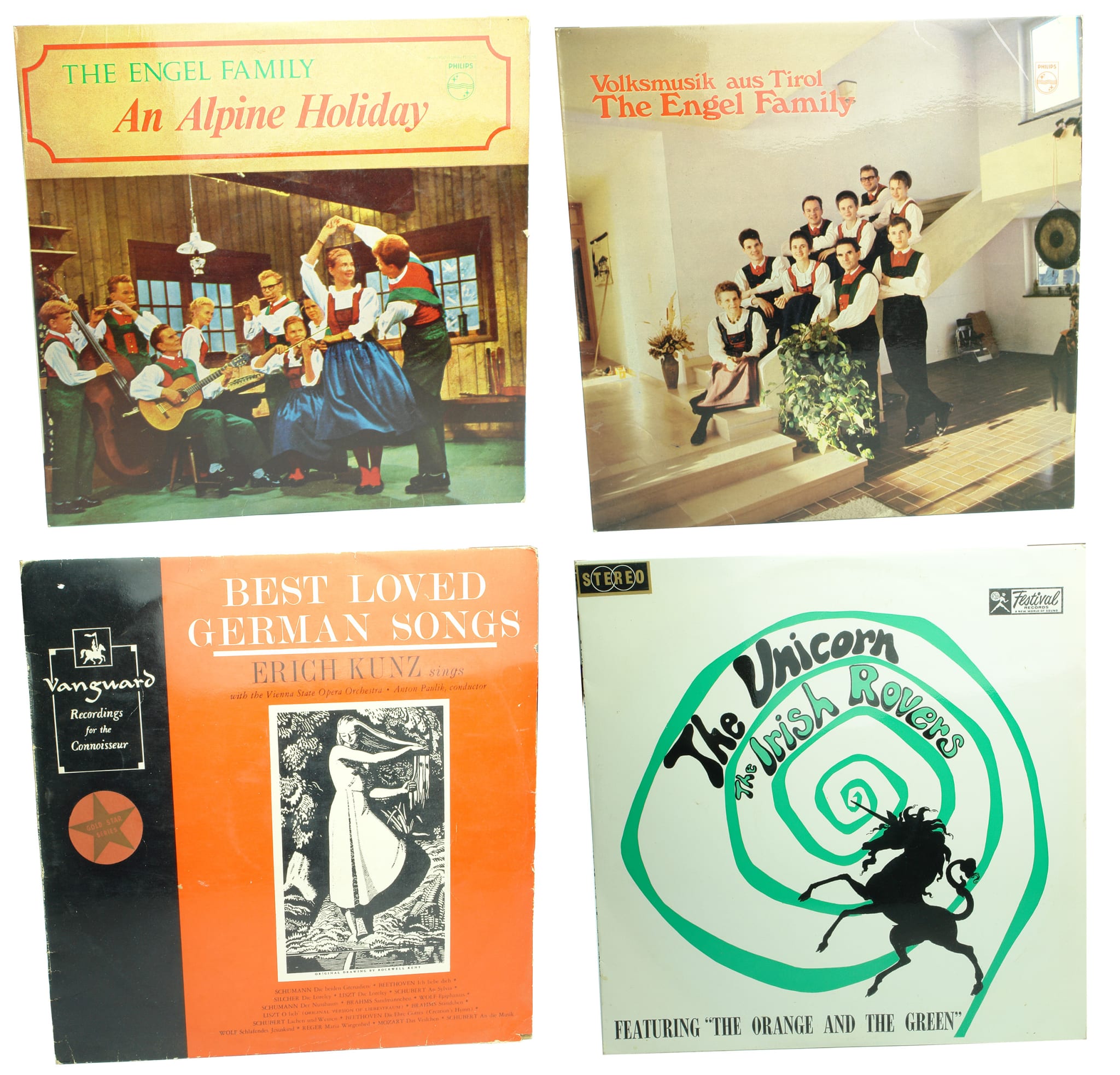Collection Vintage Vinyl Records Albums