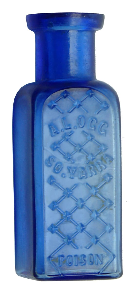 Ogg South Yarra Poison Cobalt Blue Bottle