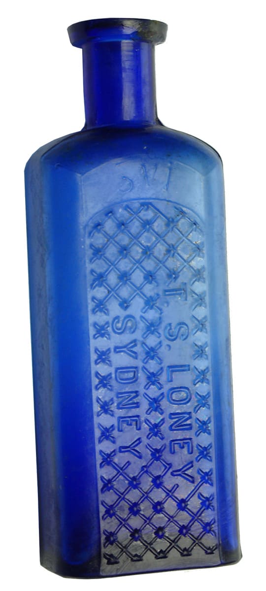 Loney Sydney Cobalt Blue Poison Bottle