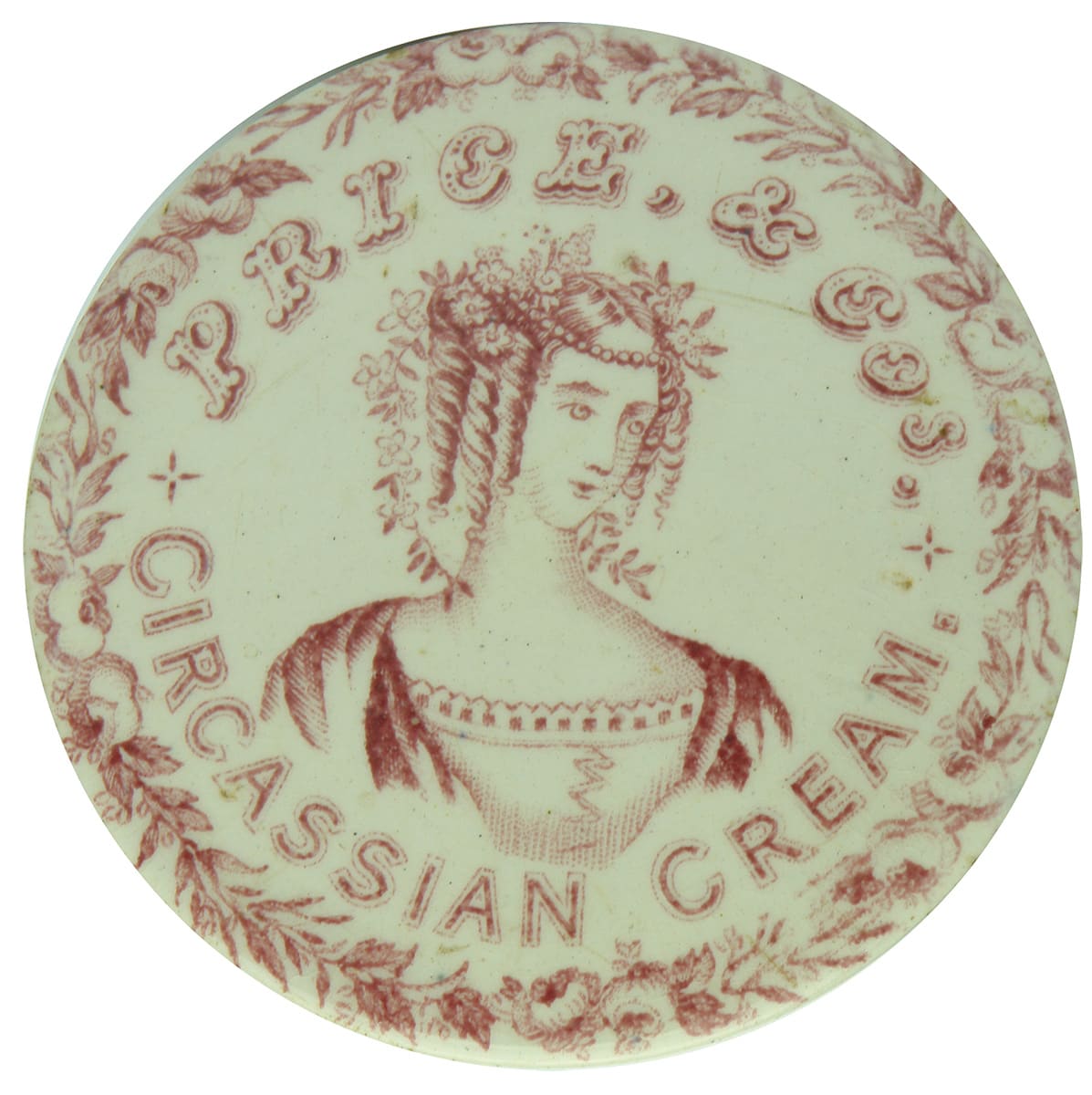Price and Cos Circassian Cream Pot Lid