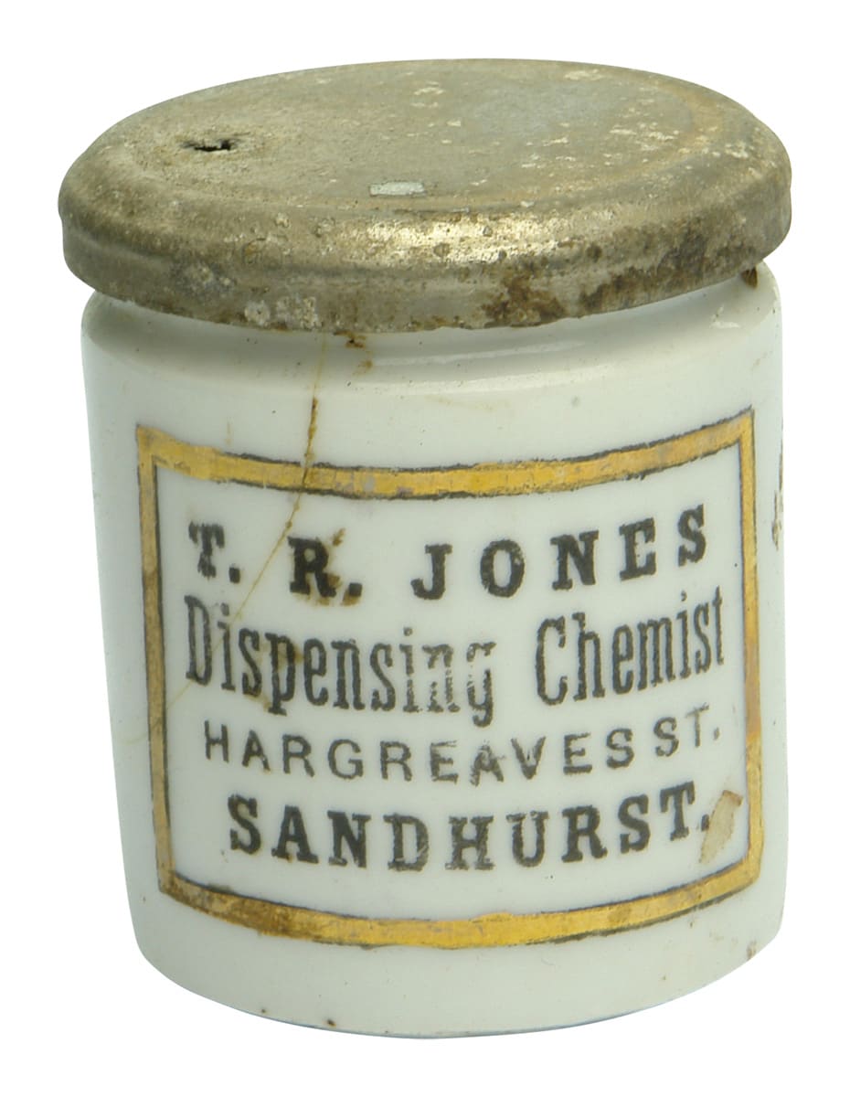 Jones Dispensing Chemist Hargreaves Street Sandhurst Pot