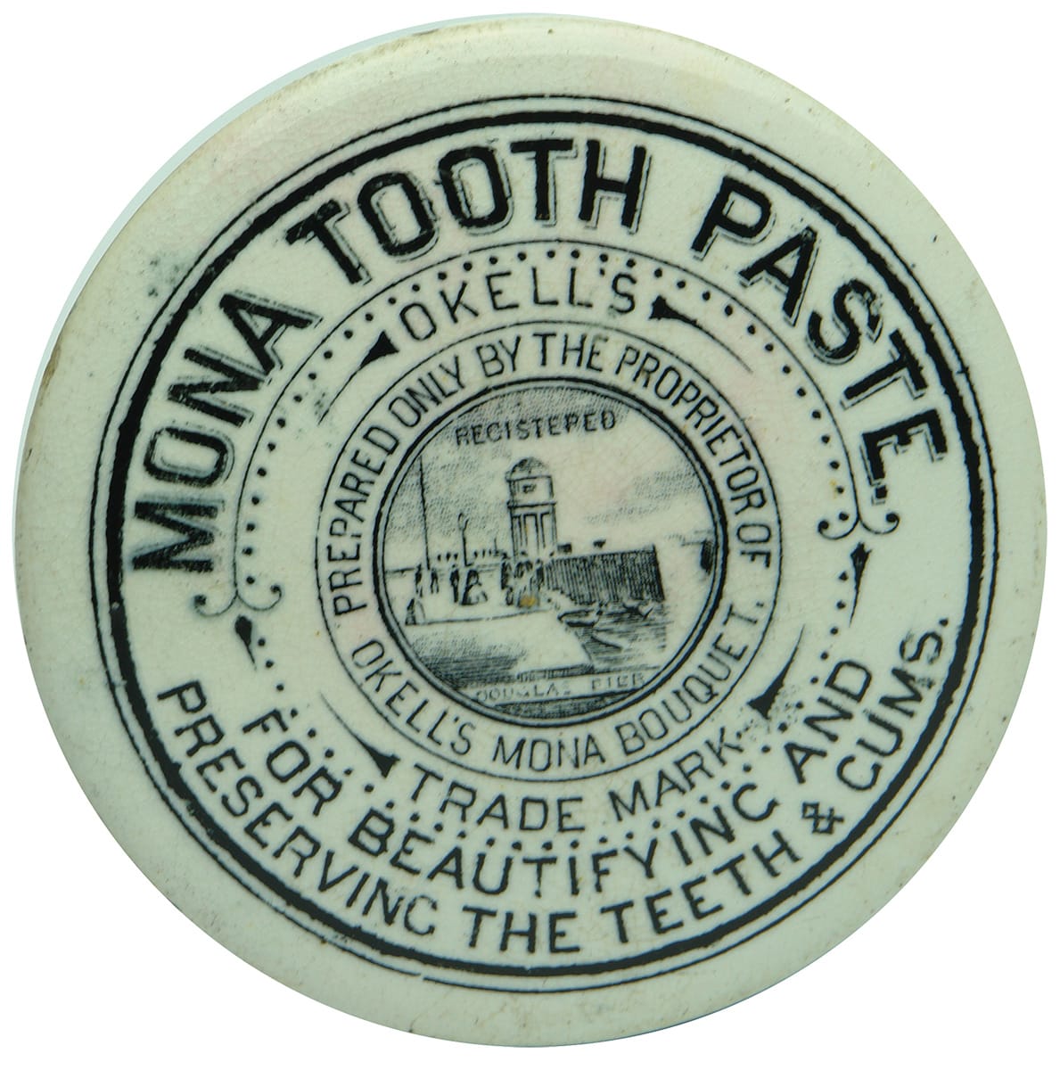 Mona Tooth Paste Okell's Pot Lid