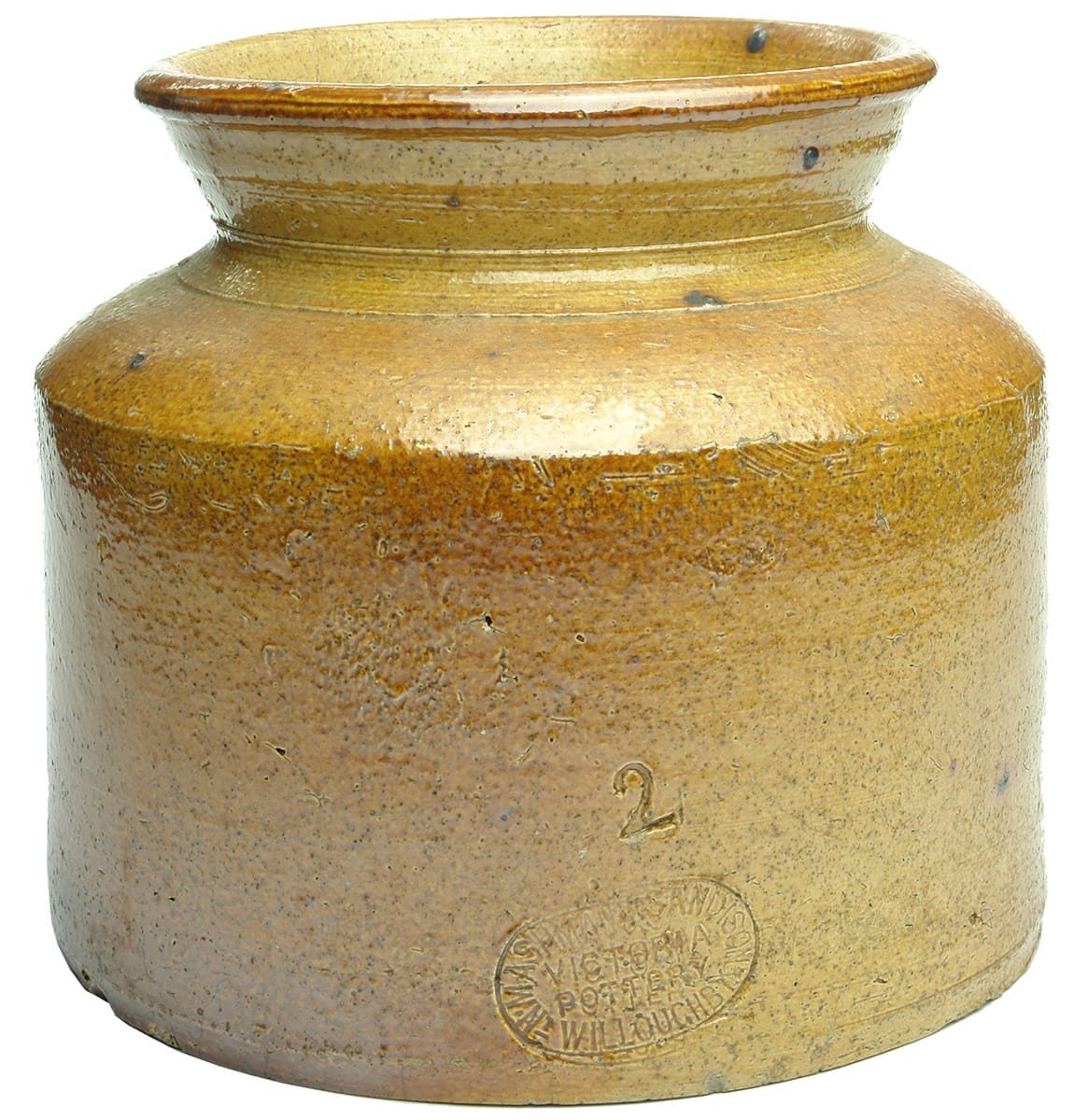 Mashman Sandison Victoria Pottery Willoughby Stoneware Jar