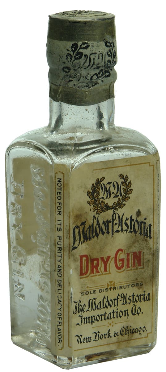 Waldorf Astoria Dry Gin Sample Bottle