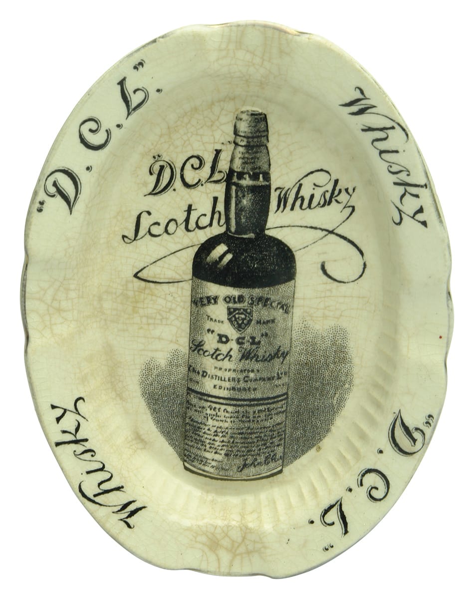 DCL Whisky Ceramic Advertising Change Tray