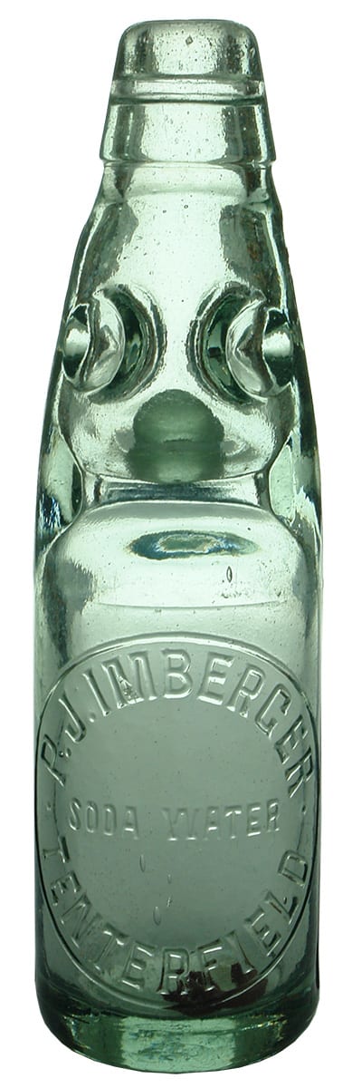 Imberger Soda Water Tenterfield Codd Marble Bottle