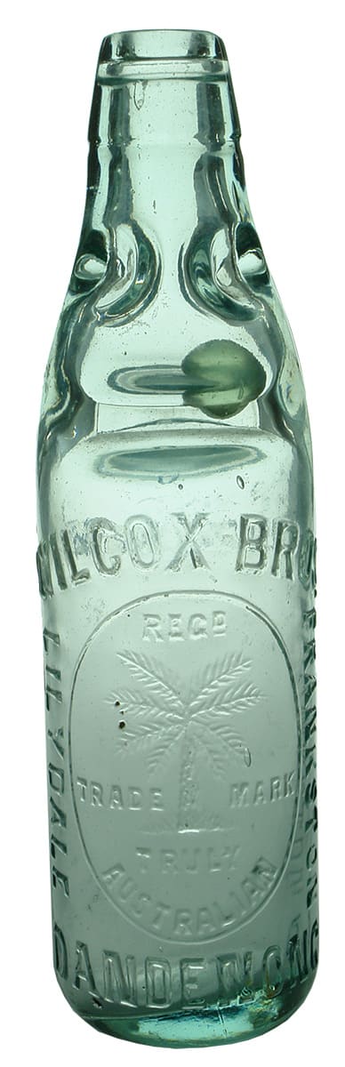 Wilcox Bros Lilydale Frankston Dendenong Codd Bottle