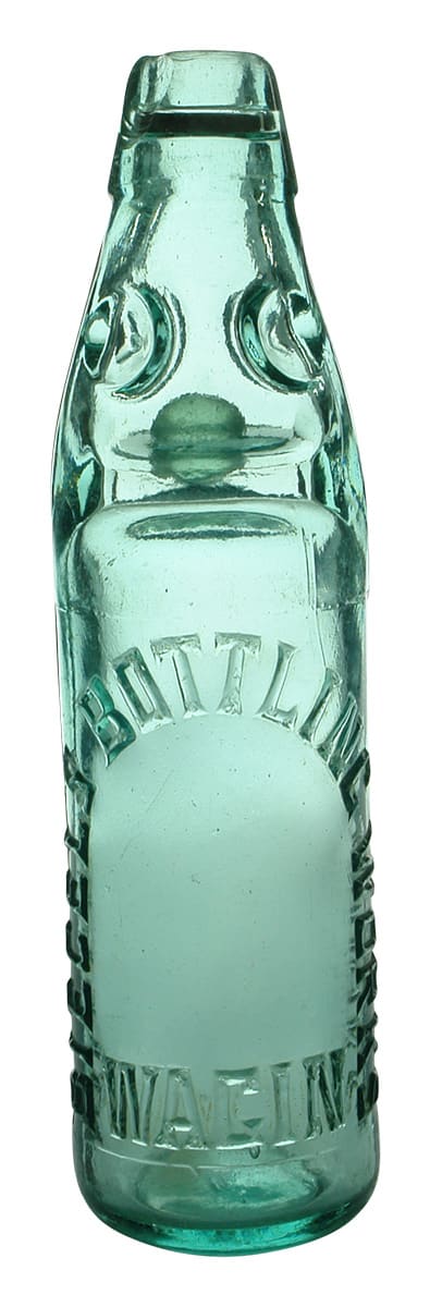 Biegel's Bottling Works Wagin Codd Bottle