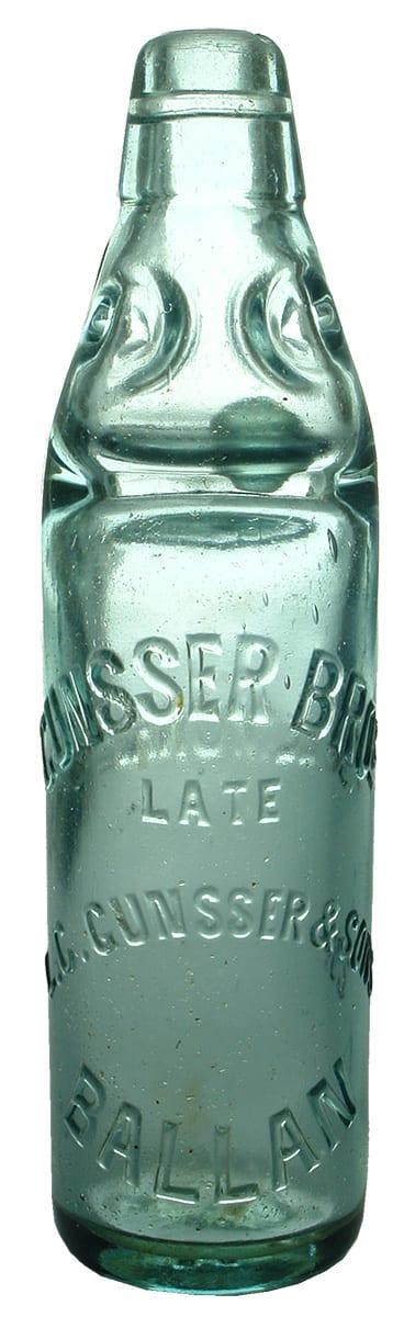 Gunsser Bros Ballan Codd Marble Bottle