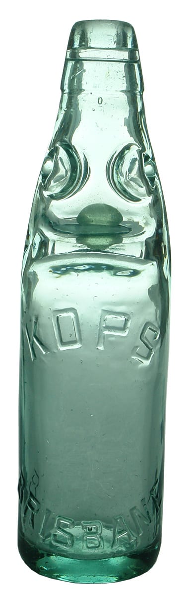 KOPS Brisbane Antique Codd Marble Bottle