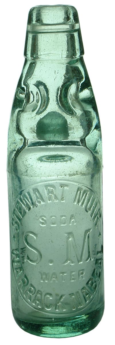 Stewart Muir Soda Water Warracknabeal Codd Bottle
